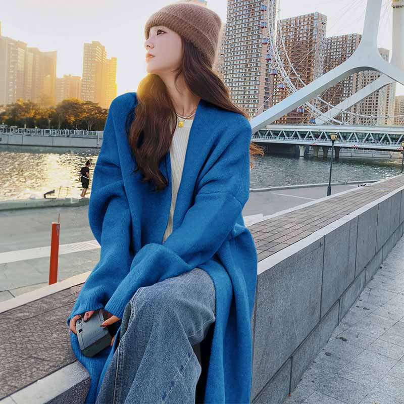 ノーカラーロングコーディガン(4colors)