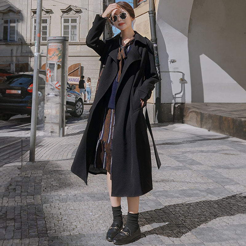 スタンダードロングトレンチコート