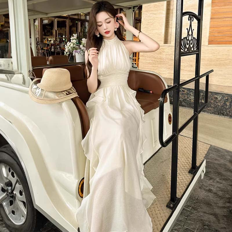 アメリカンスリーブフリルワンピース