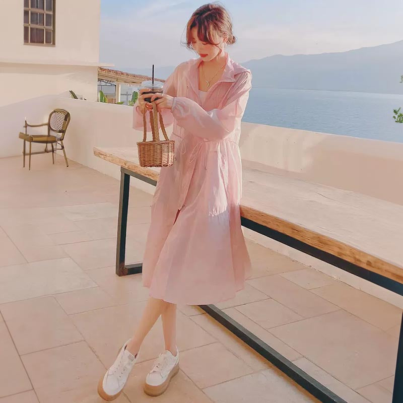 フード付きロングラッシュガード