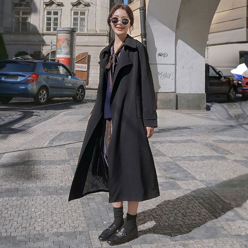 スタンダードロングトレンチコート