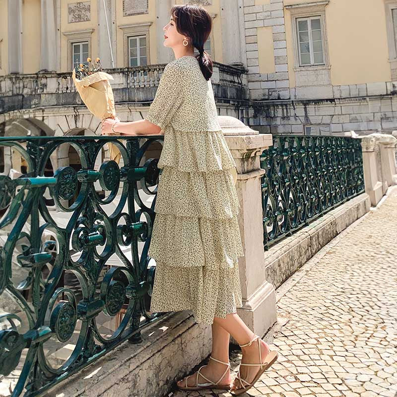 ティアードナチュラルワンピース