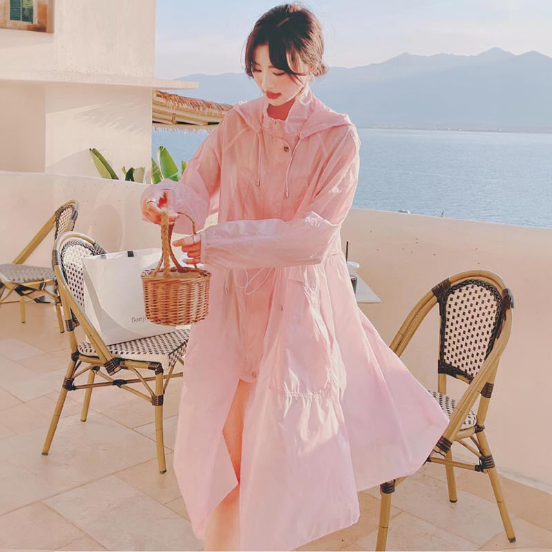 フード付きロングラッシュガード