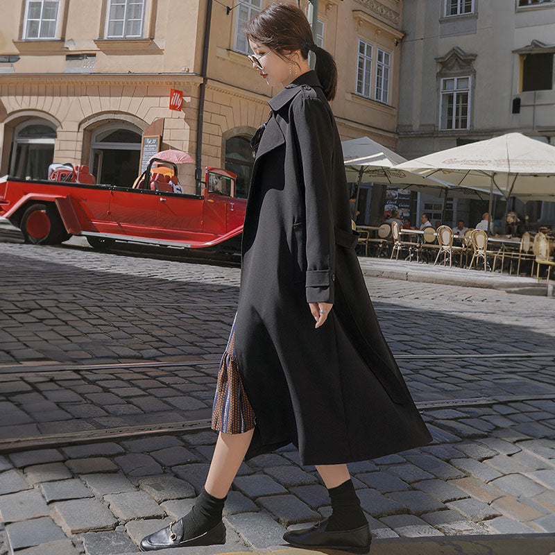 スタンダードロングトレンチコート