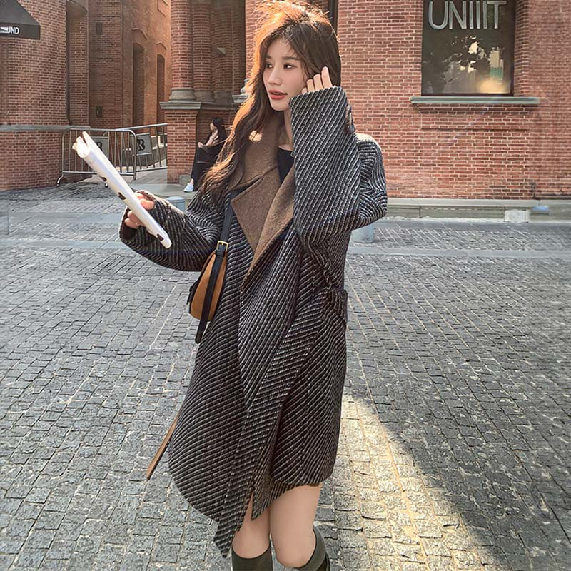 テーラードツートンコート