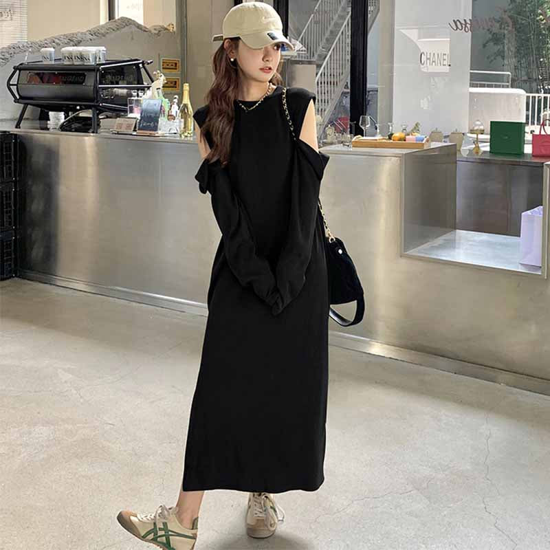 カットスリーブワンピース(2colors)