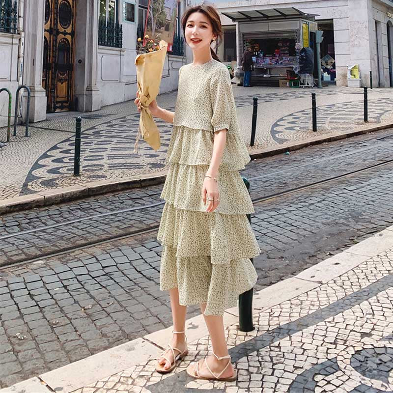 ティアードナチュラルワンピース