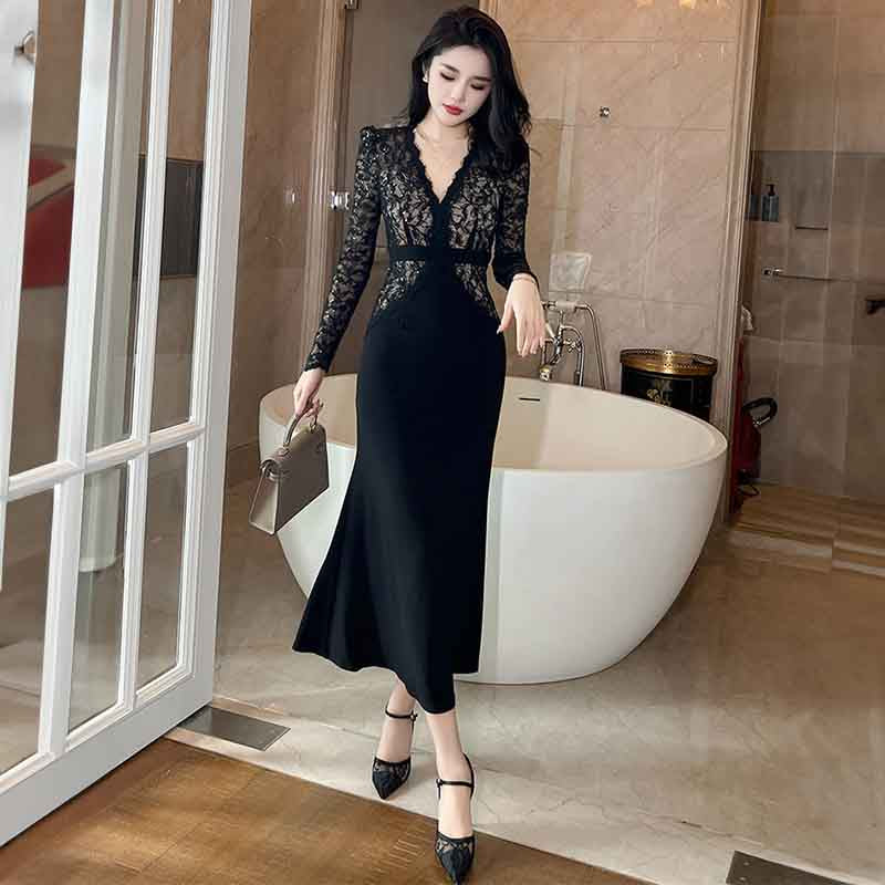 レーストップマーメイドワンピース