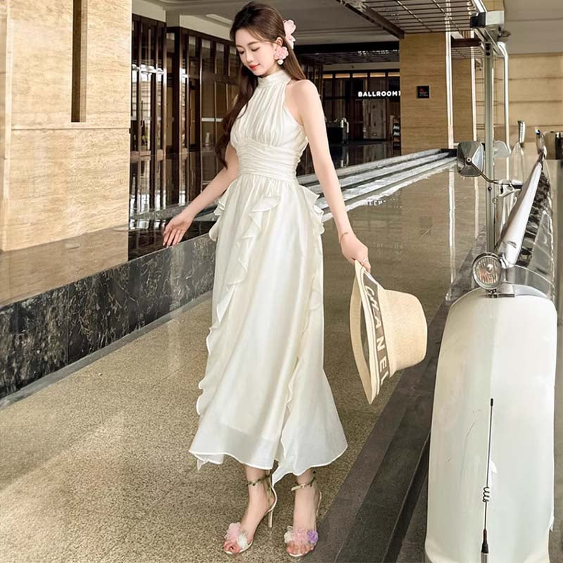 アメリカンスリーブフリルワンピース