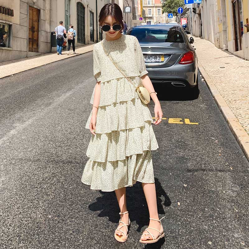 ティアードナチュラルワンピース