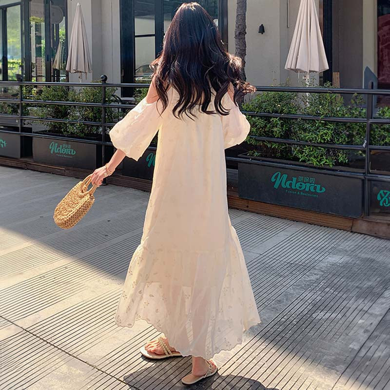 【即納】フレンチオフショルダーワンピース