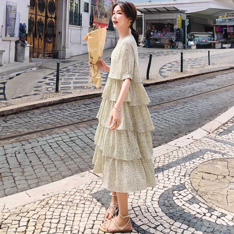 ティアードナチュラルワンピース