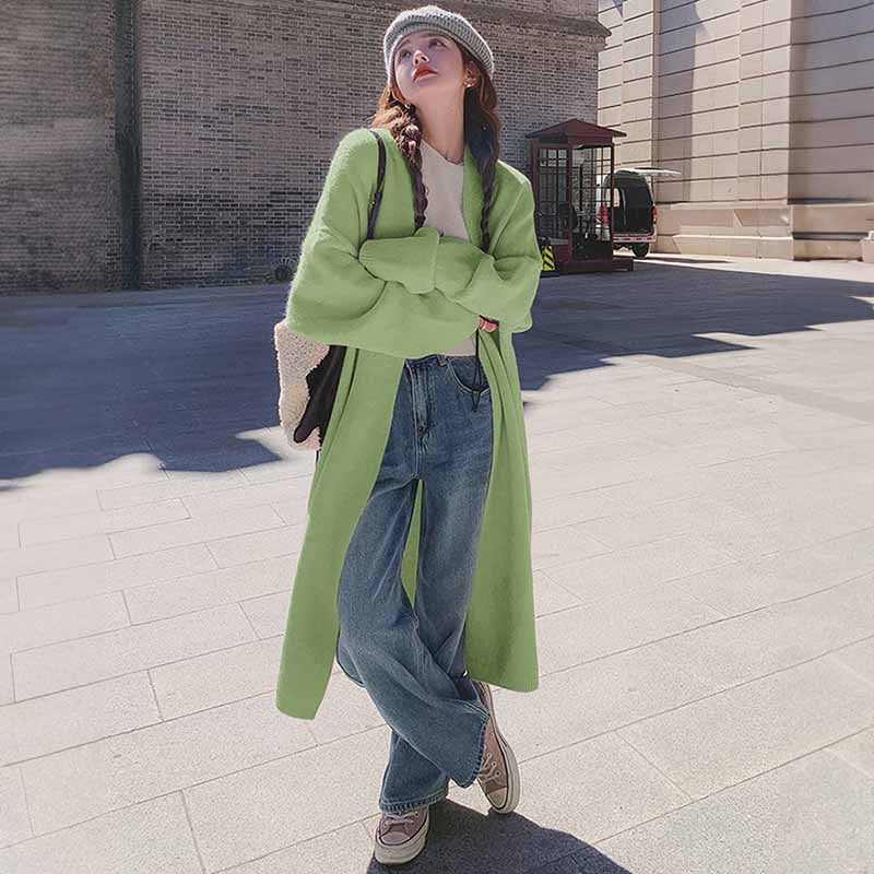 ノーカラーロングコーディガン(4colors)