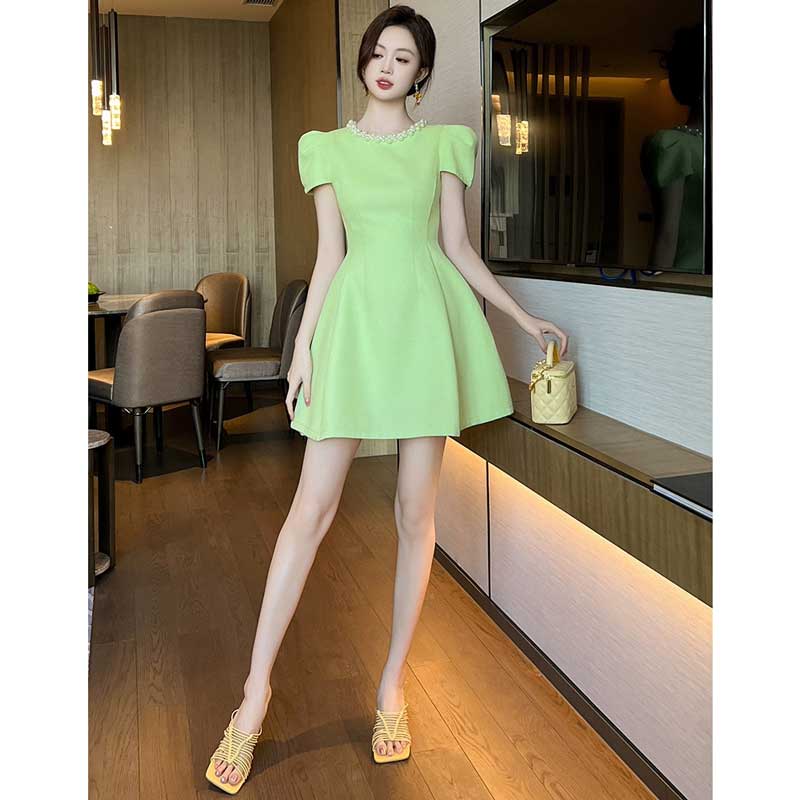 パールアクセントワンピース