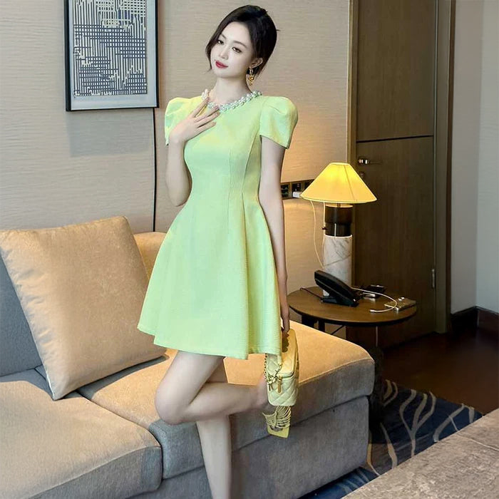 パールアクセントワンピース