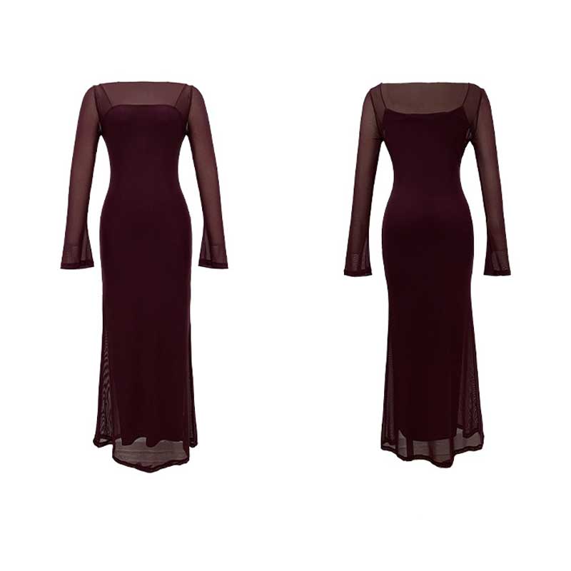 レーヤードシアーワンピース(2colors)