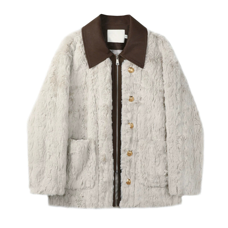 ブラウントリムファージャケット