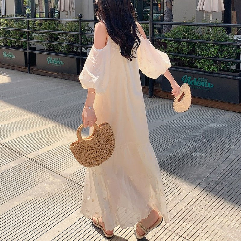 【即納】フレンチオフショルダーワンピース