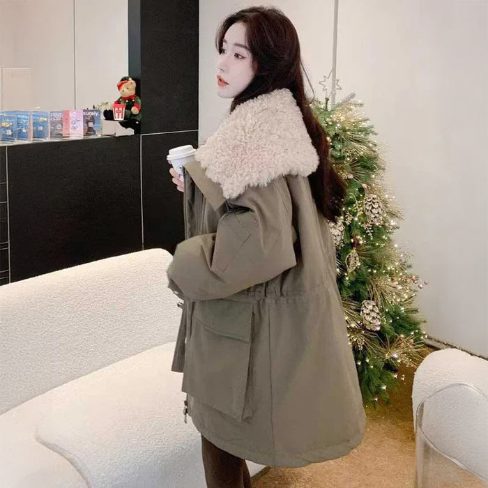 ビックカラー中綿ダッフルコート(2colors)