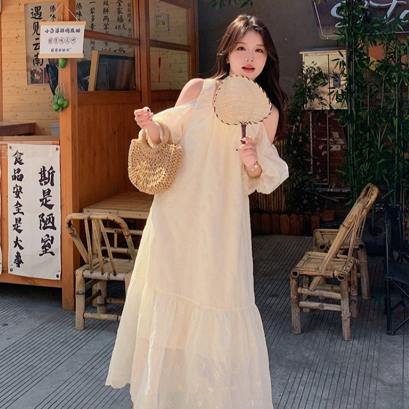 【即納】フレンチオフショルダーワンピース