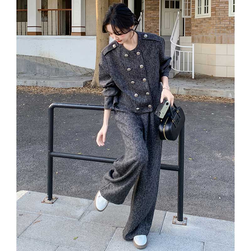 ミックスグレーセットアップ