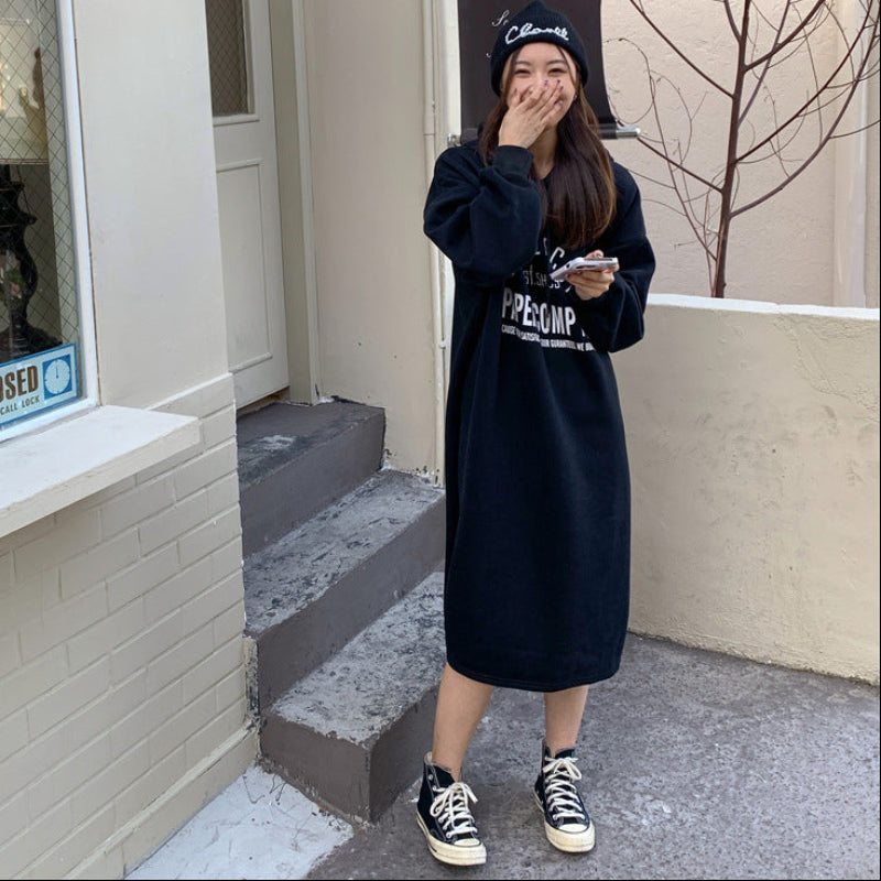 ビッグロゴパーカーワンピース(3colors)