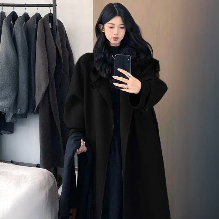 オーバーサイズロングコート(2colors)