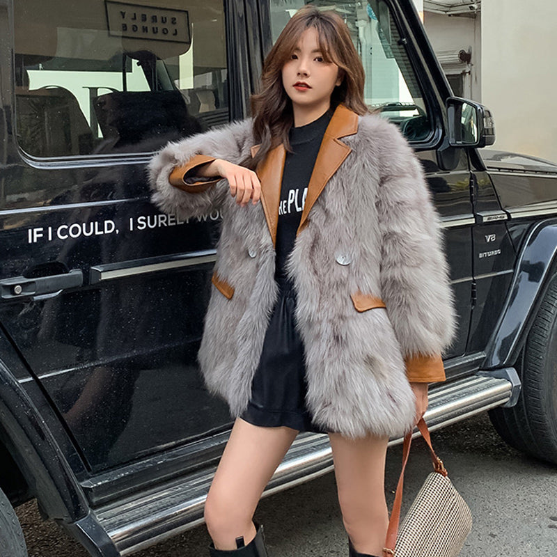 テーラードファーコート(3colors)