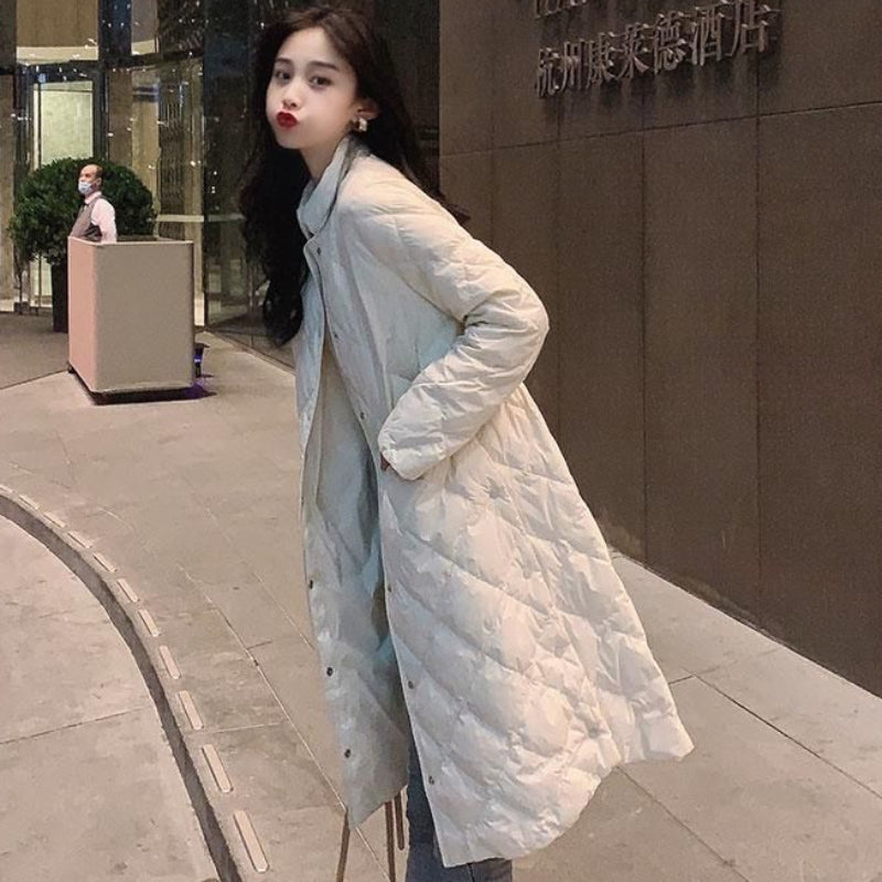 スタンドカラーキルティングコート(2colors)