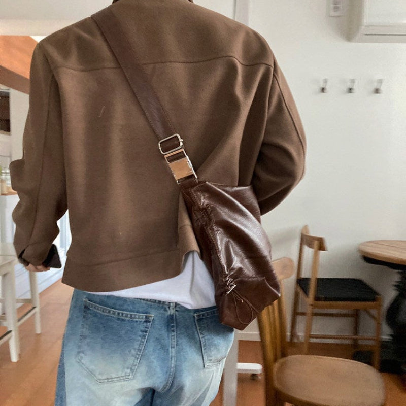 ラペルカラーショート丈ジャケット(2colors)