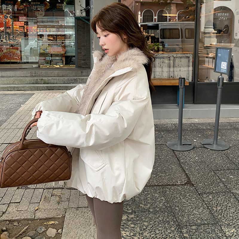 ファー裏パディングブルゾン(3colors)