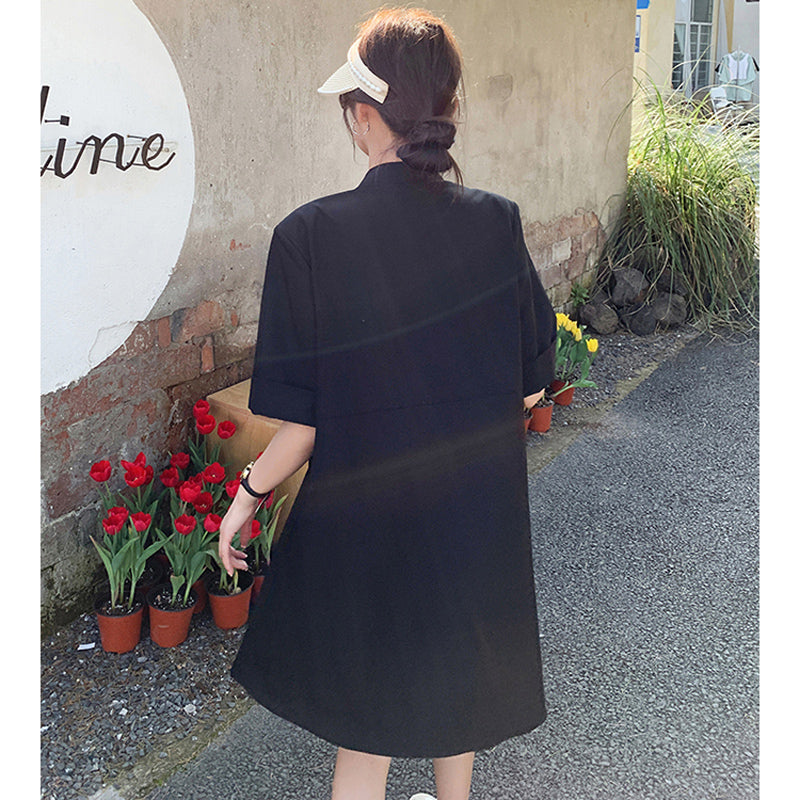 ダブルボタンジャケットワンピース