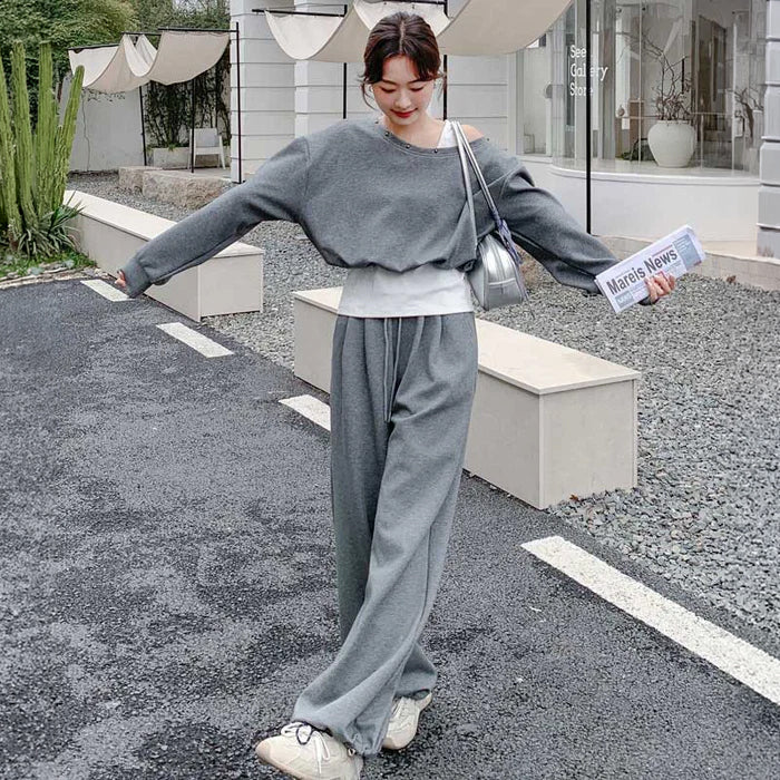 ルーズスウェットセットアップ