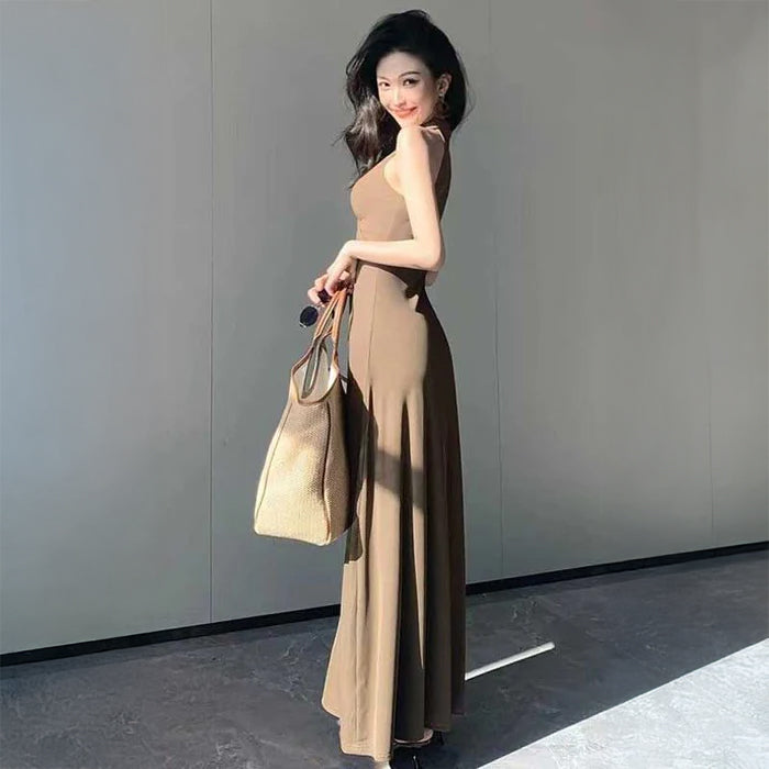 フロントツイストマキシワンピース