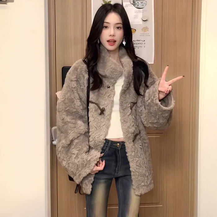 ボリュームファーダッフルコート