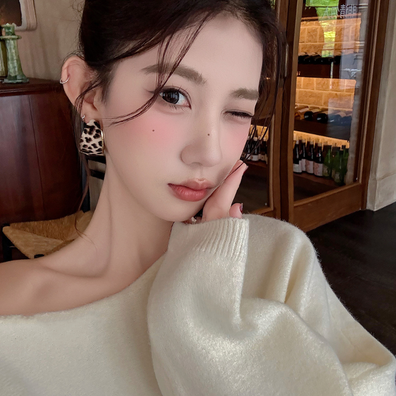 ワンショルダードルマンニットミニワンピース(3colors)