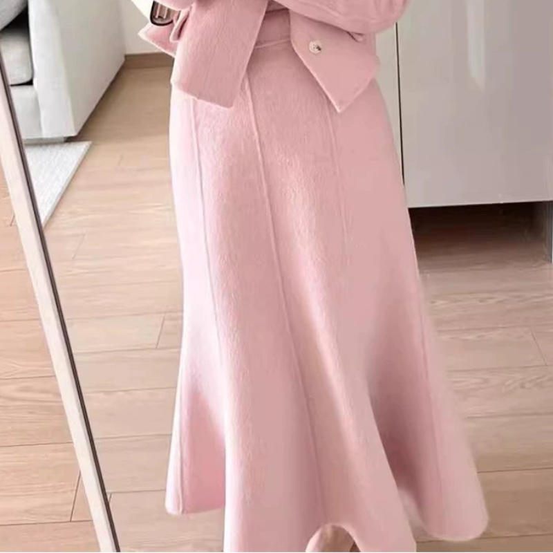 ピンクマーメイドスカートスーツ