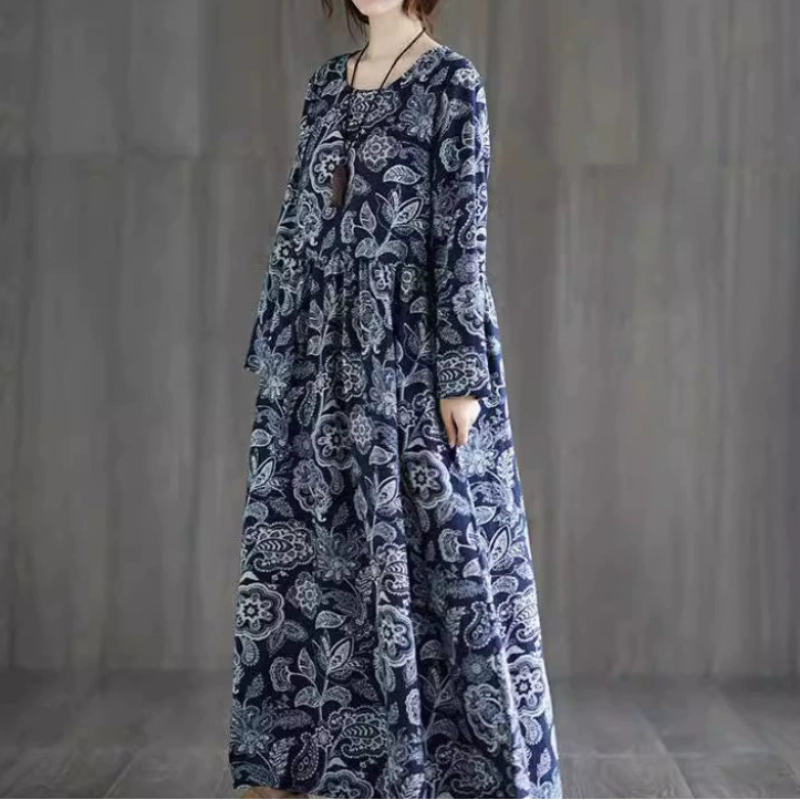 ペイズリープリントワンピース (2variation)