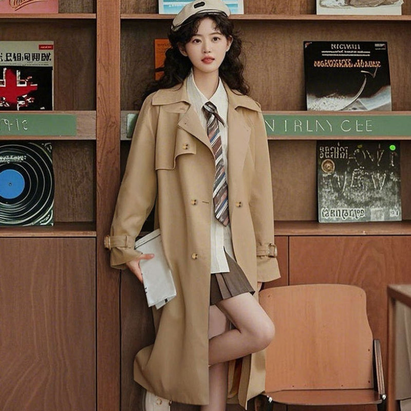 ラペルカラートレンチコート(3colors)