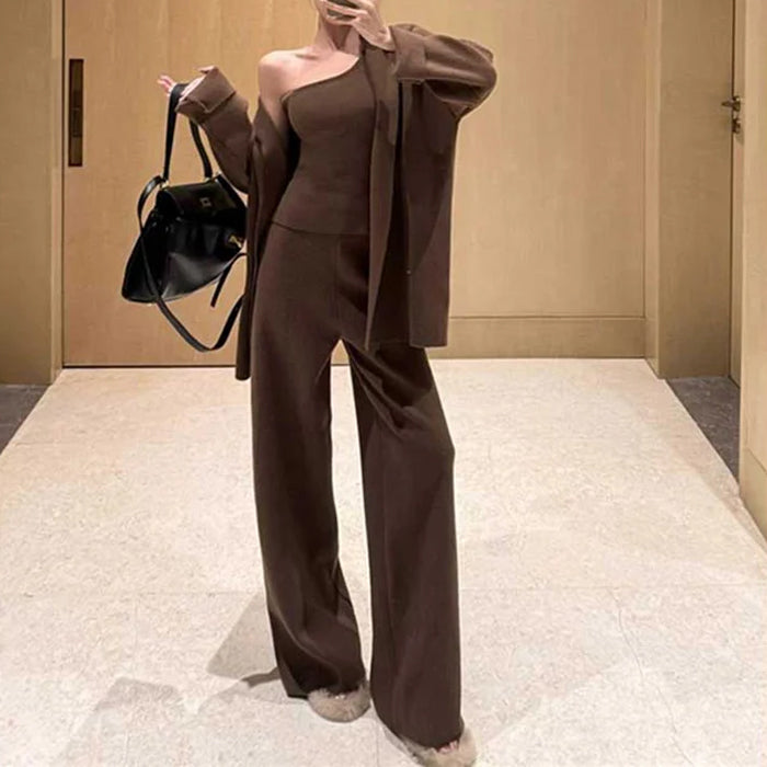 3ピースニットアンサンブル(6colors)