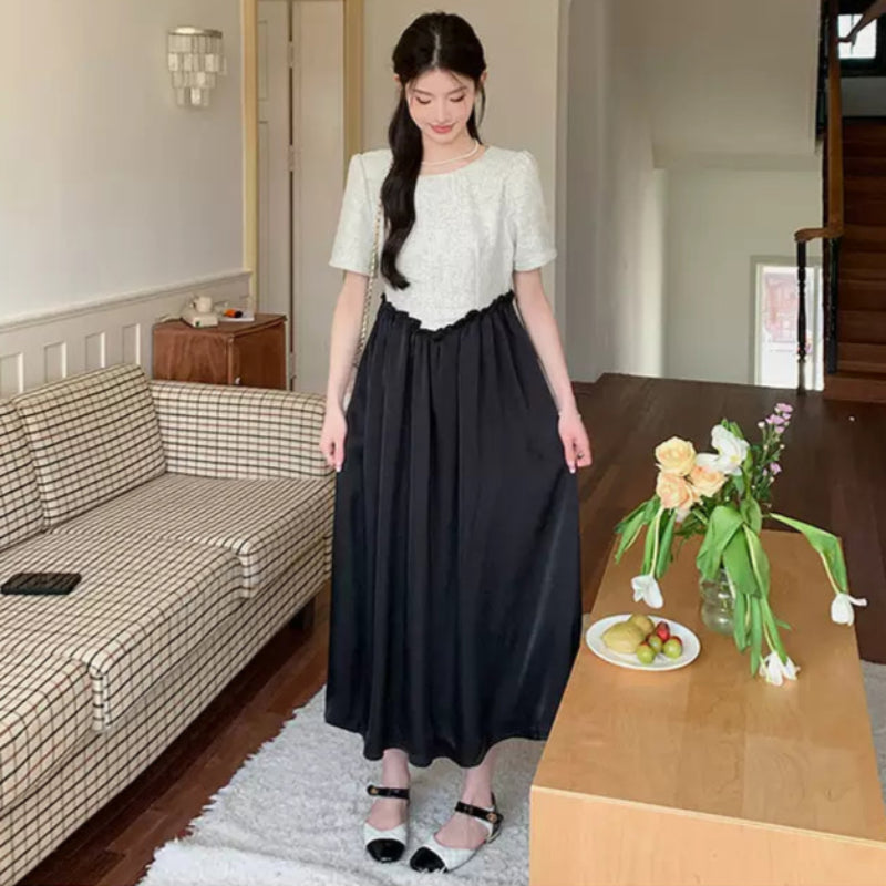 コントラスト切り替えワンピース