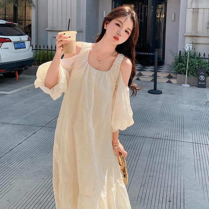 【即納】フレンチオフショルダーワンピース