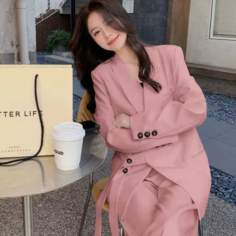 ショールカラーベルトデザインジャケット(4colors)