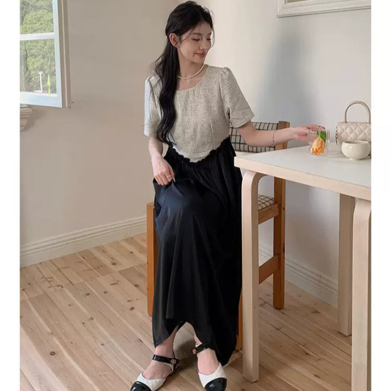 コントラスト切り替えワンピース