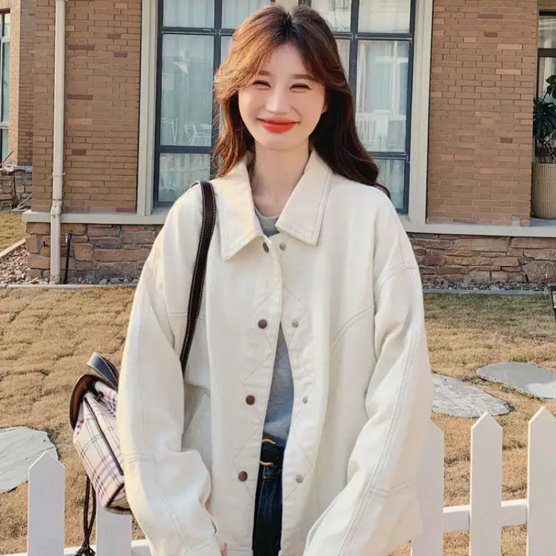 オフホワイトデニムジャケット