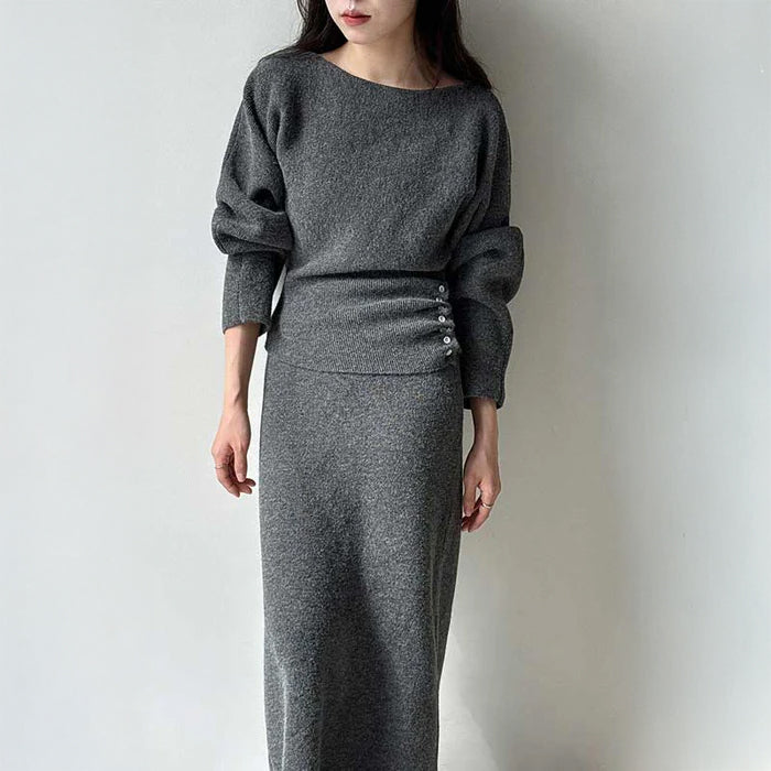 ウエストマークニットセットアップ(4colors)