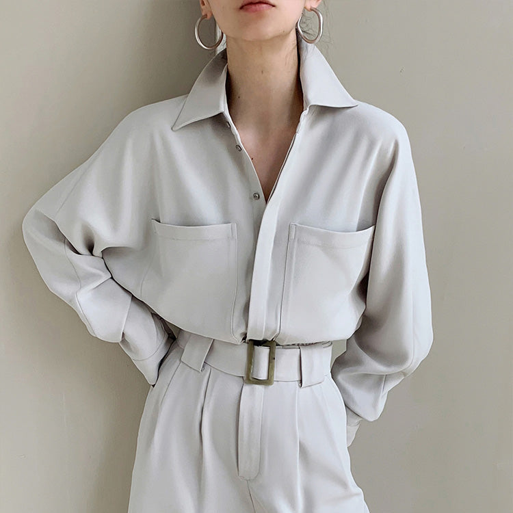 ダブルポケットジャンプスーツ(2colors)