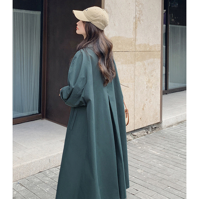 レトロスタイルステンカラーコート