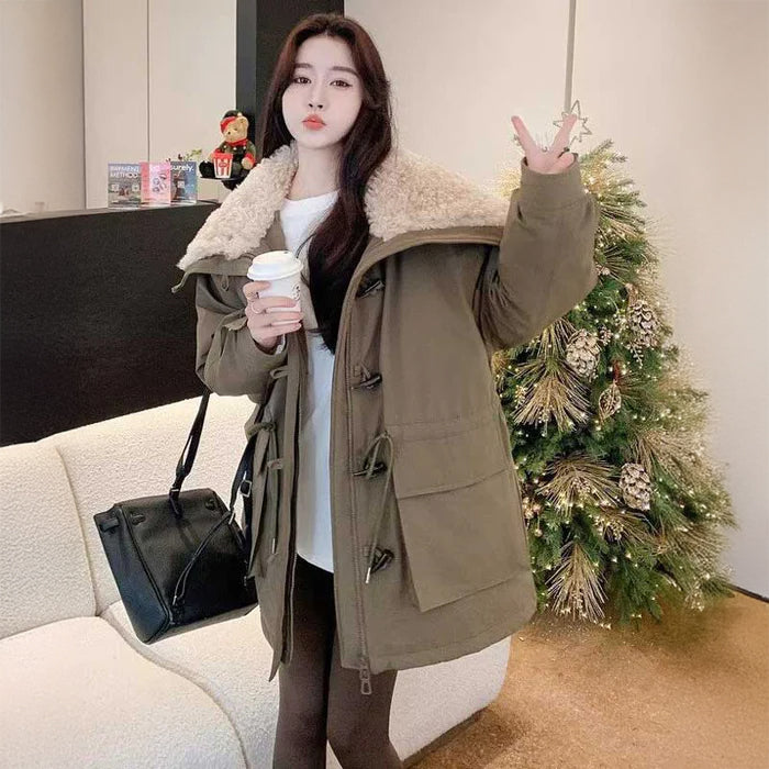 ビックカラー中綿ダッフルコート(2colors)