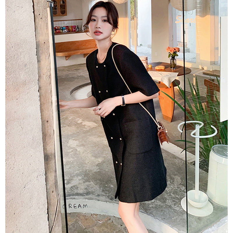 ダブルボタンジャケットワンピース